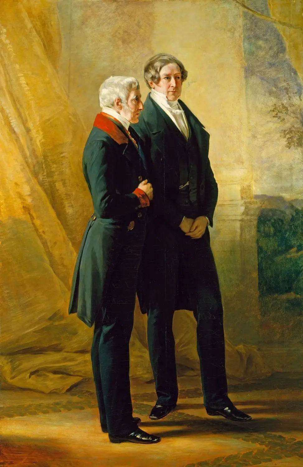 Arthur Wellesley, 1er duc de Wellington, avec Sir Robert Peel - Franz Xaver Winterhalter image 1 reproduction réalisée par Alpha Reproduction