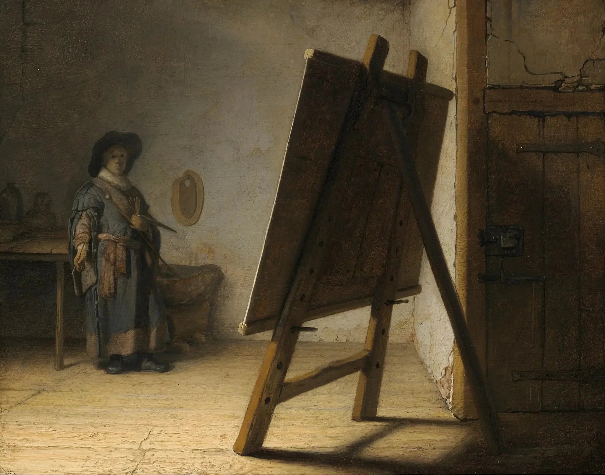 L’Artiste dans son atelier, vers 1628 — Rembrandt