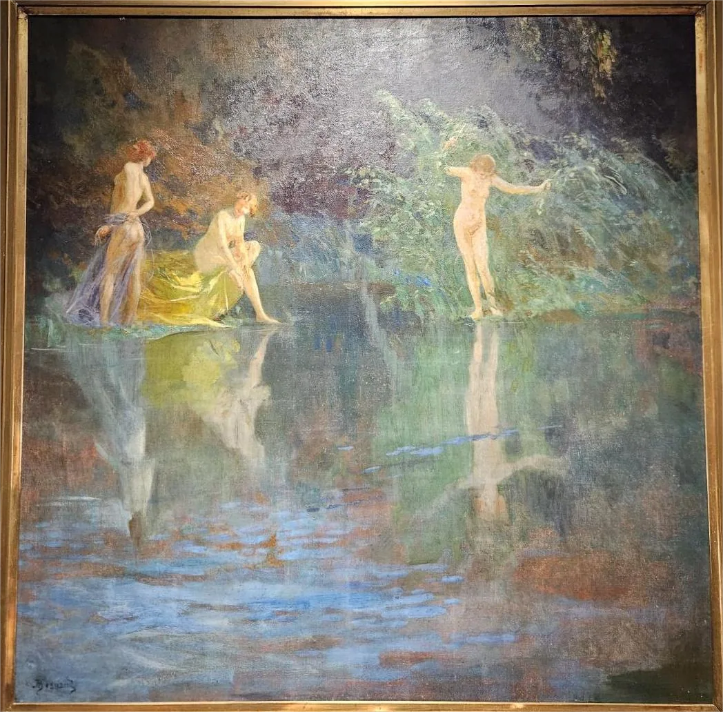 As Banhistas - Albert Besnard image 1 reproduction d’œuvre d’art à l’huile