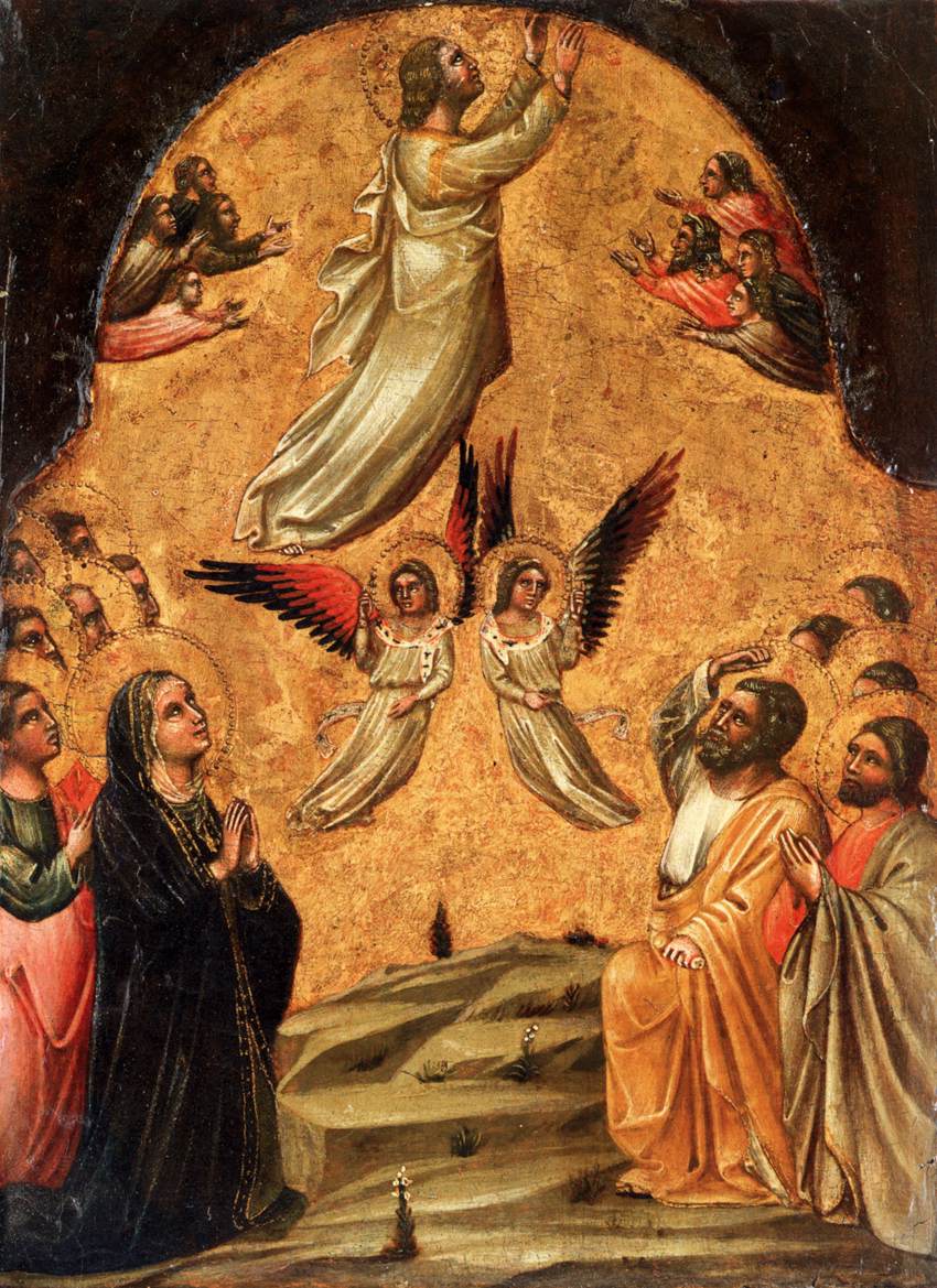Ascension du Christ - Guariento di Arpo image 1 copie peinte à la main à l’huile