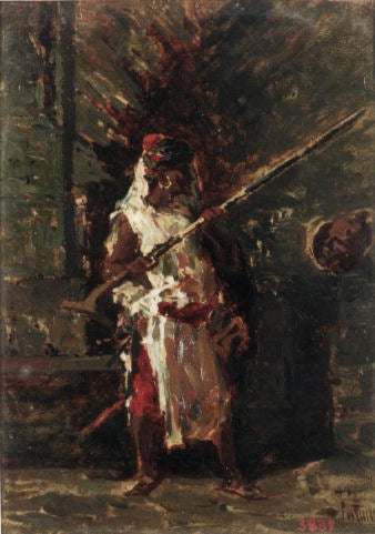 Askari - Mariano Fortuny Marsal image 1 tableau peint à l’huile sur toile