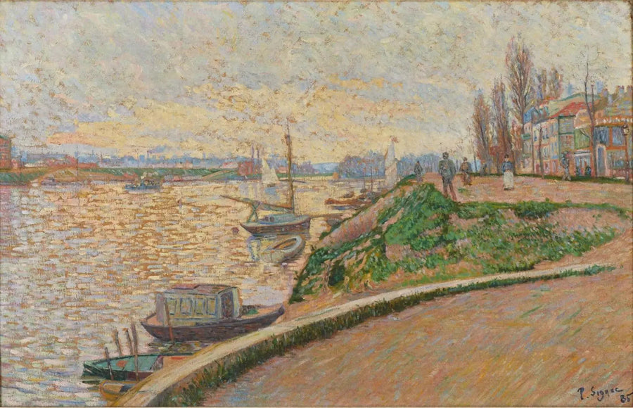 Asnières, rive de la Seine - Paul Signac