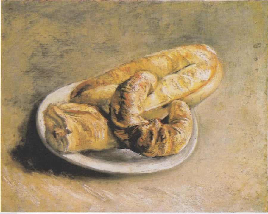 Assiette avec du pain, F253a – attribution historique à Van Gogh
