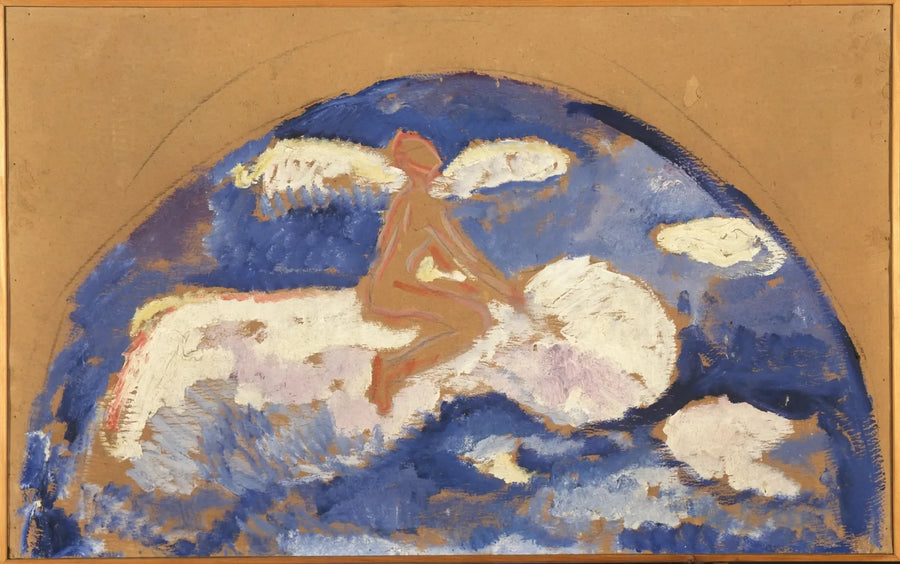 Assis sur un nuage - Edvard Munch