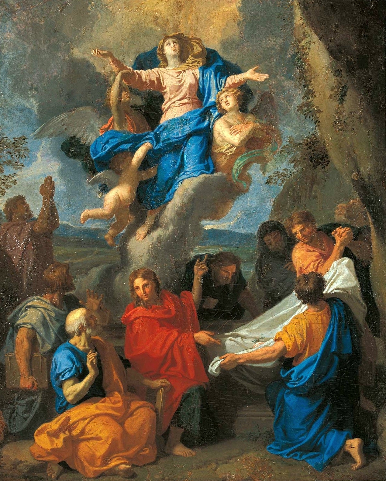 Assomption de la Vierge - Charles Le Brun image 1 reproduction d’œuvre d’art à l’huile