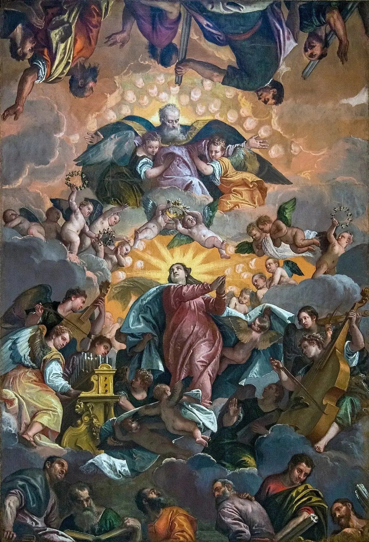 Assomption de Marie - Paul Véronèse image 1 tableau peint à l’huile sur toile