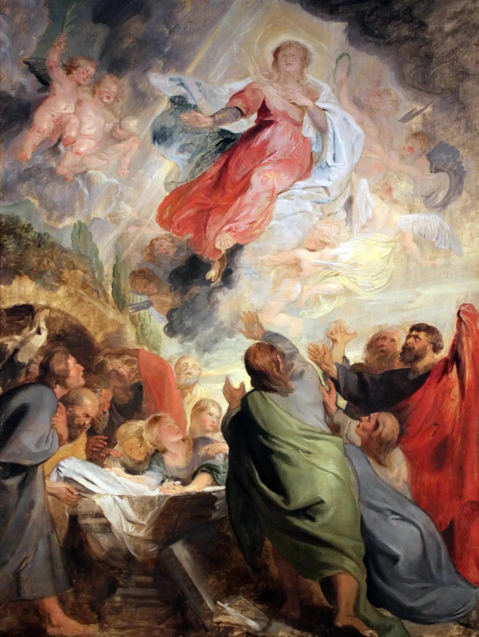 Assomption de Marie - Peter Paul Rubens image 1 reproduction de peinture à l’huile
