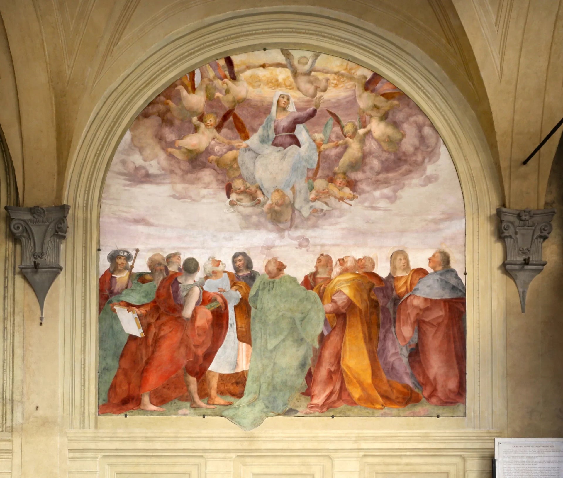 Assomption de Marie - Rosso Fiorentino image 1 reproduction réalisée par Alpha Reproduction