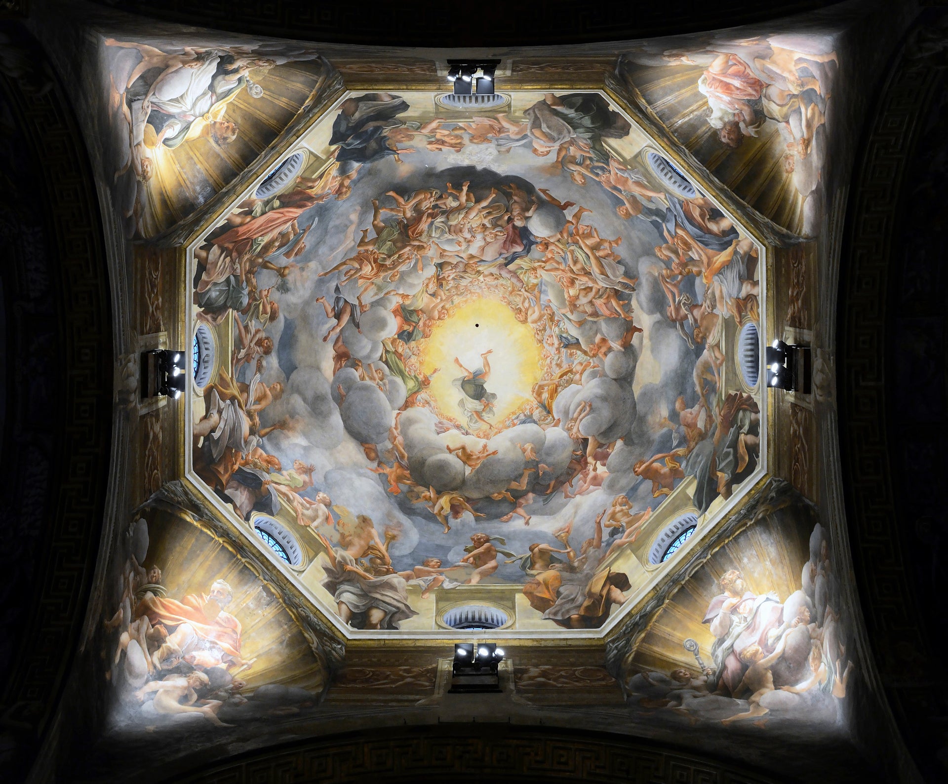 L’Assomption de la Vierge du Corrège, fresque de la coupole de la cathédrale de Parme