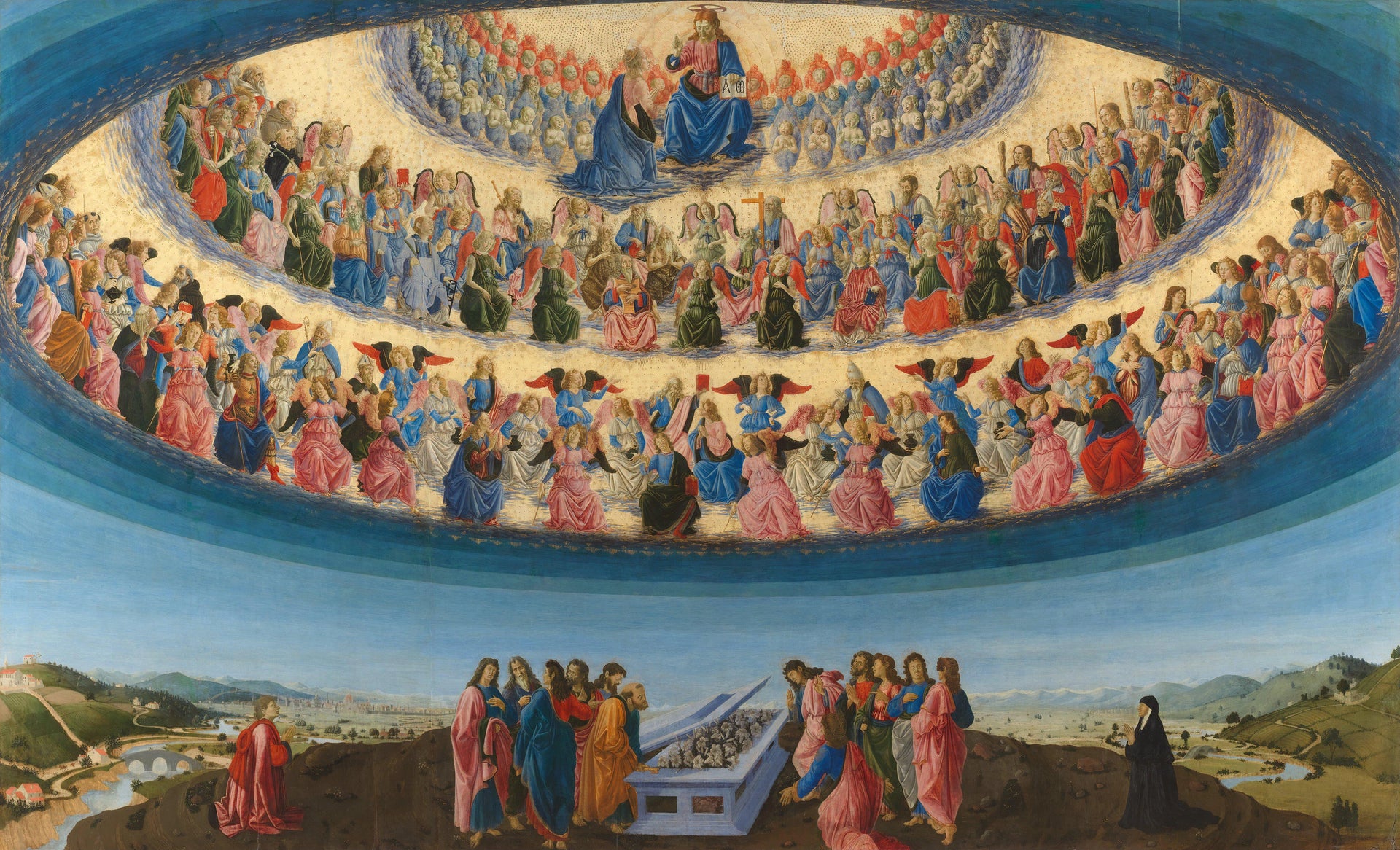 L'Assomption de la Vierge - Francesco Botticini