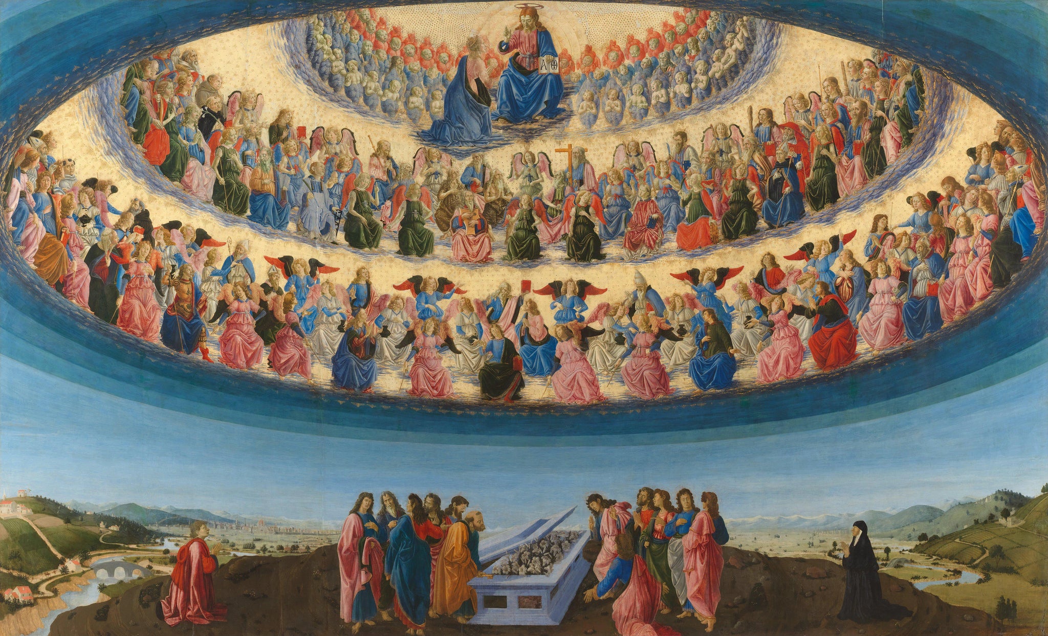 L'Assomption de la Vierge - Francesco Botticini