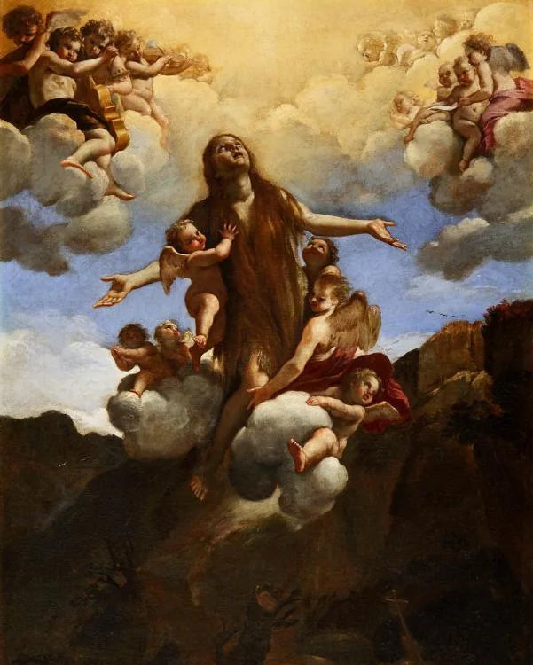 Assunzione della Maddalena - Giovanni Lanfranco image 1 tableau peint à l’huile sur toile