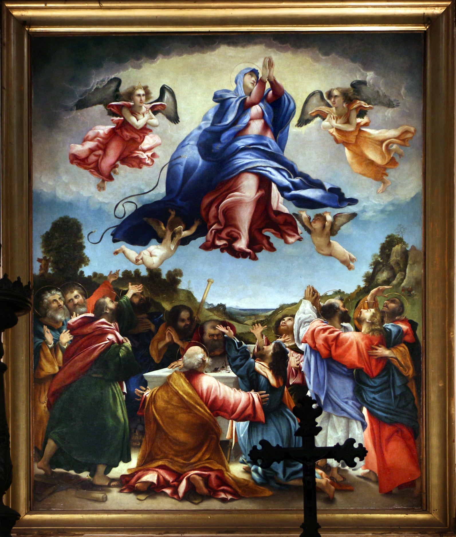 Assunzione della Vergine (Lotto Celana) - Lorenzo Lotto image 1 reproduction d’œuvre d’art à l’huile