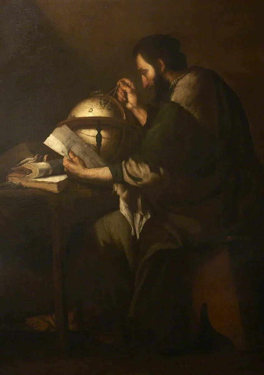 Astronome dans son bureau - Jusepe de Ribera image 1 tableau peint à l’huile sur toile