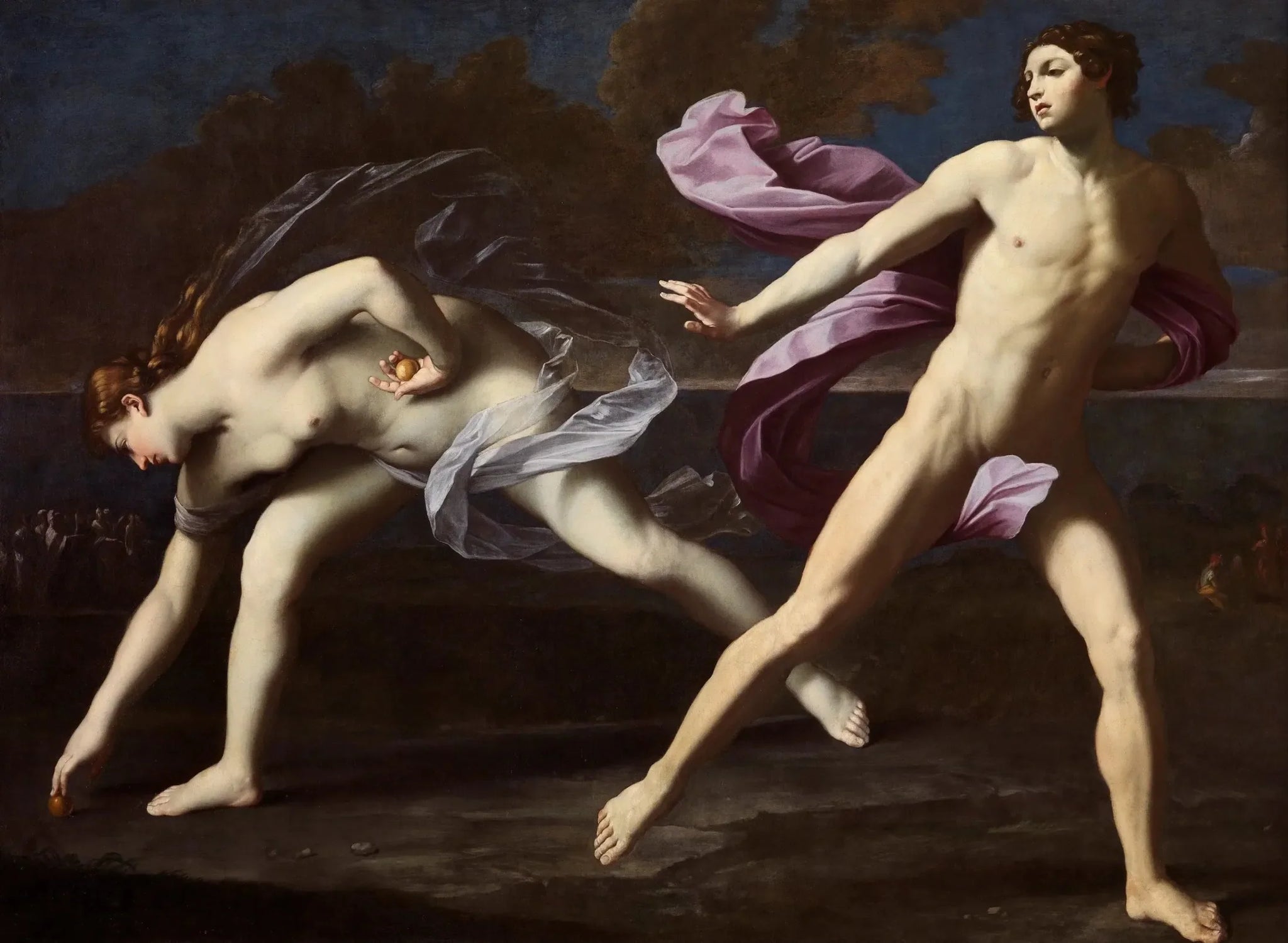 Atalante et Hippomène - Guido Reni image 1 copie peinte à la main à l’huile