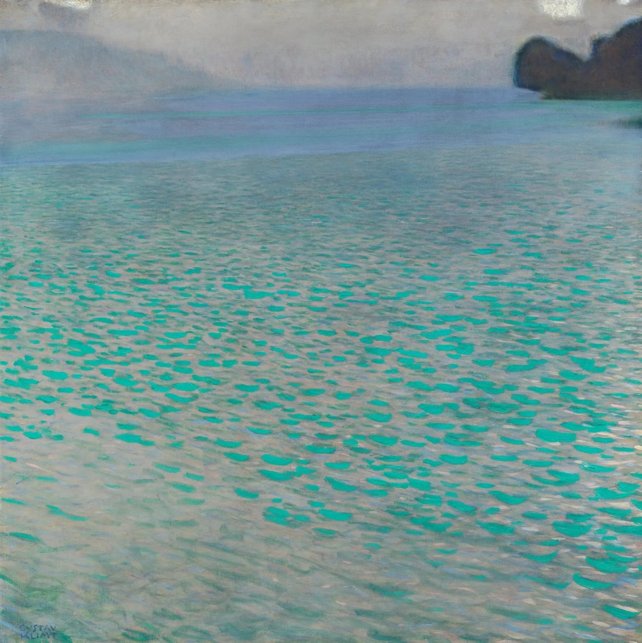 Attersee - Gustav Klimt image 1 reproduction artisanale de tableau