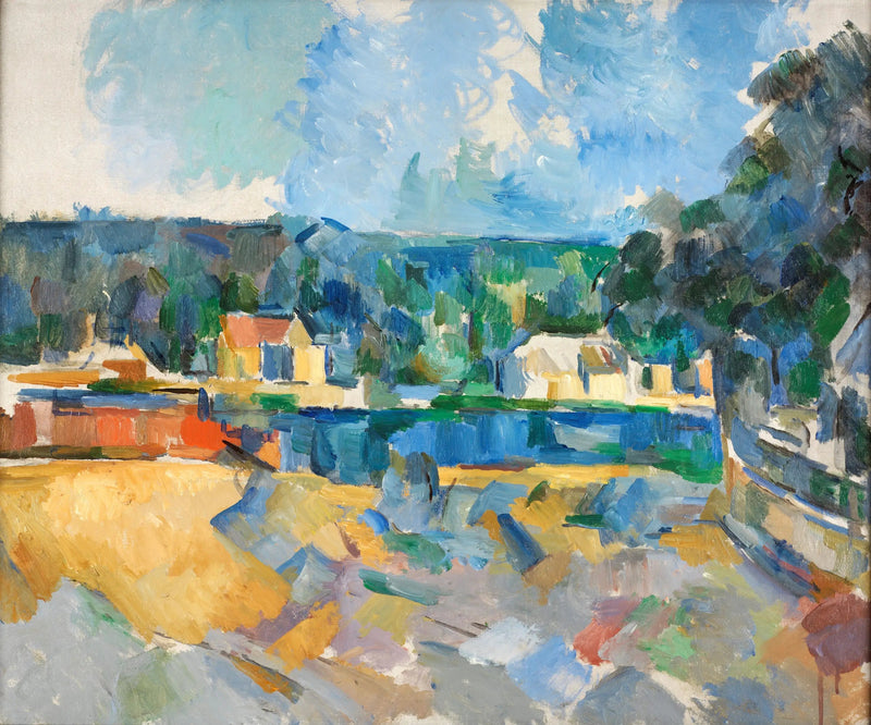 Au bord d'une rivière - Paul Cézanne