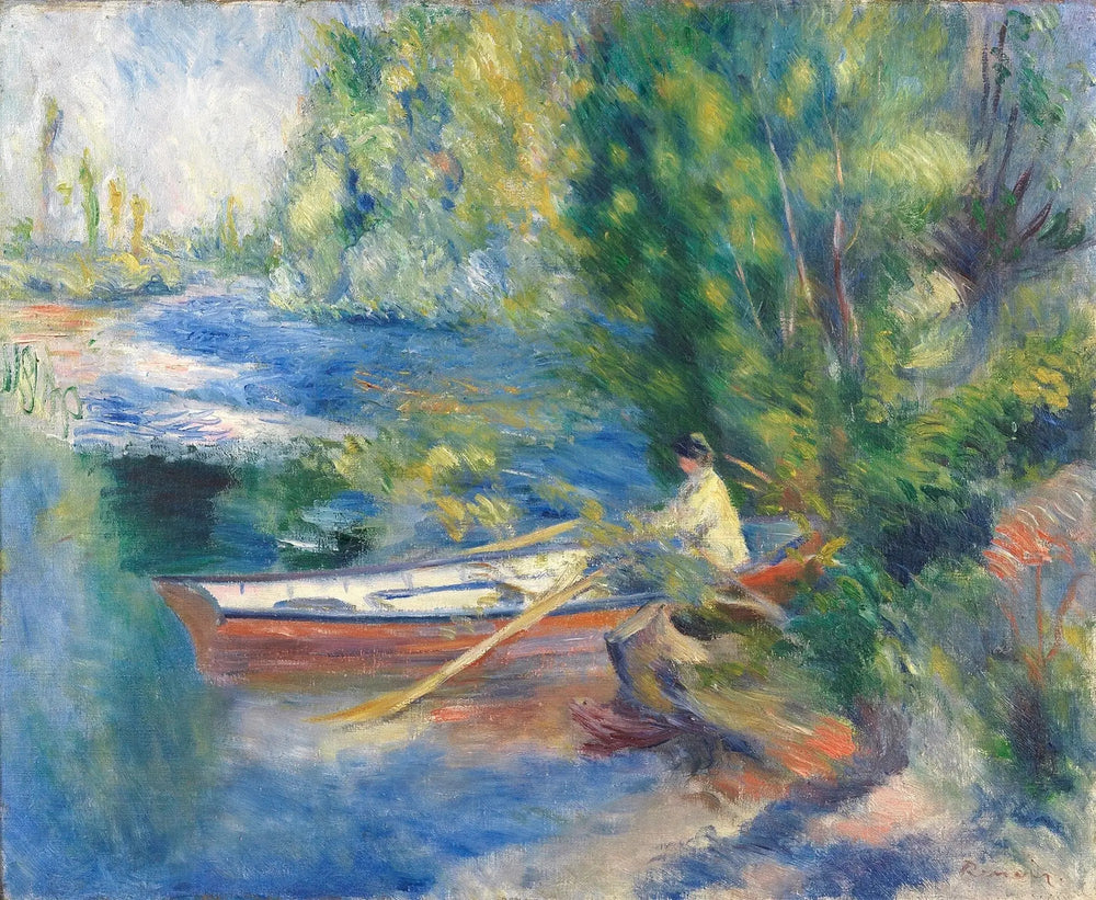 Au Bord de l'Eau - Pierre-Auguste Renoir image 1 reproduction artisanale de tableau