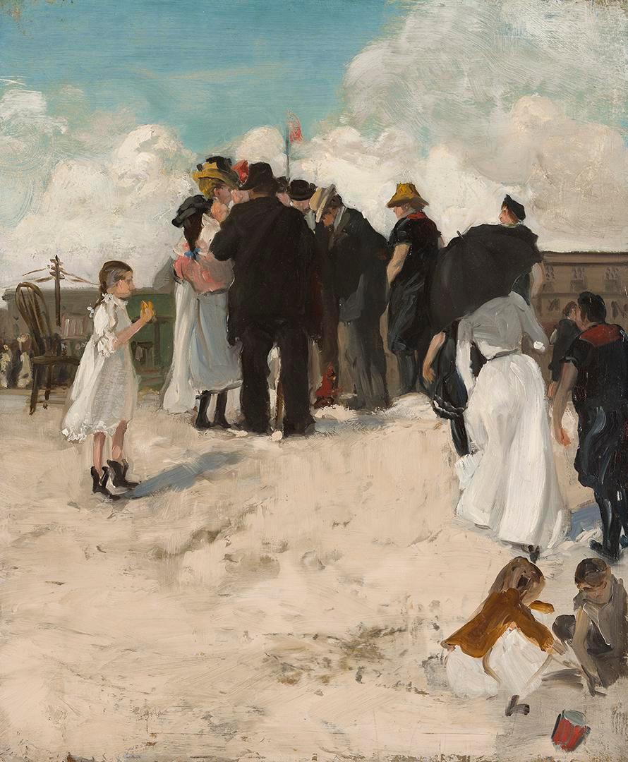 Au bord de la mer - Alfred Henry Maurer image 1 copie de tableau peinte à la main