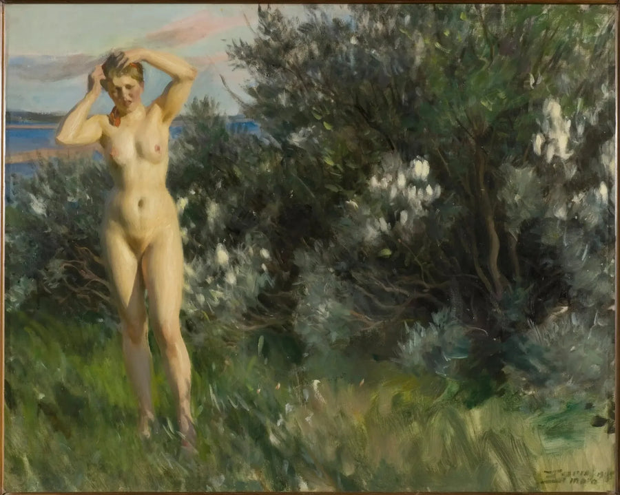 Au bord du lac Siljan - Anders Zorn