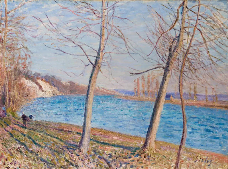 Au bord du Loing - Alfred Sisley