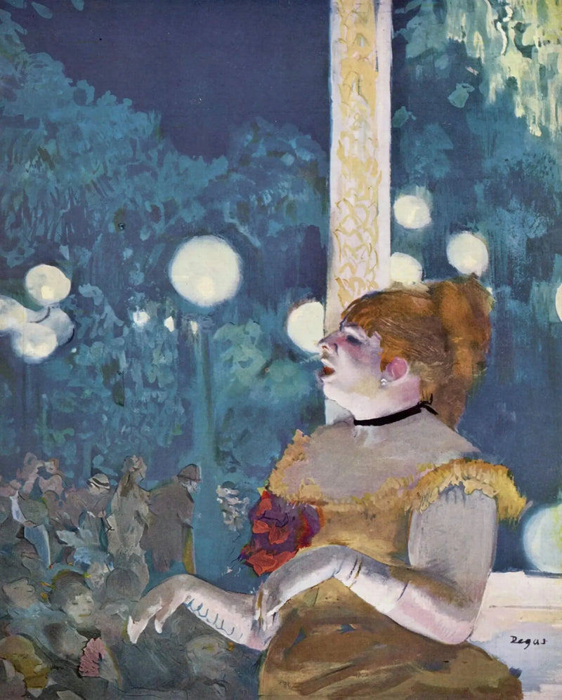 Au café-concert. La chanson du chien - Edgar Degas