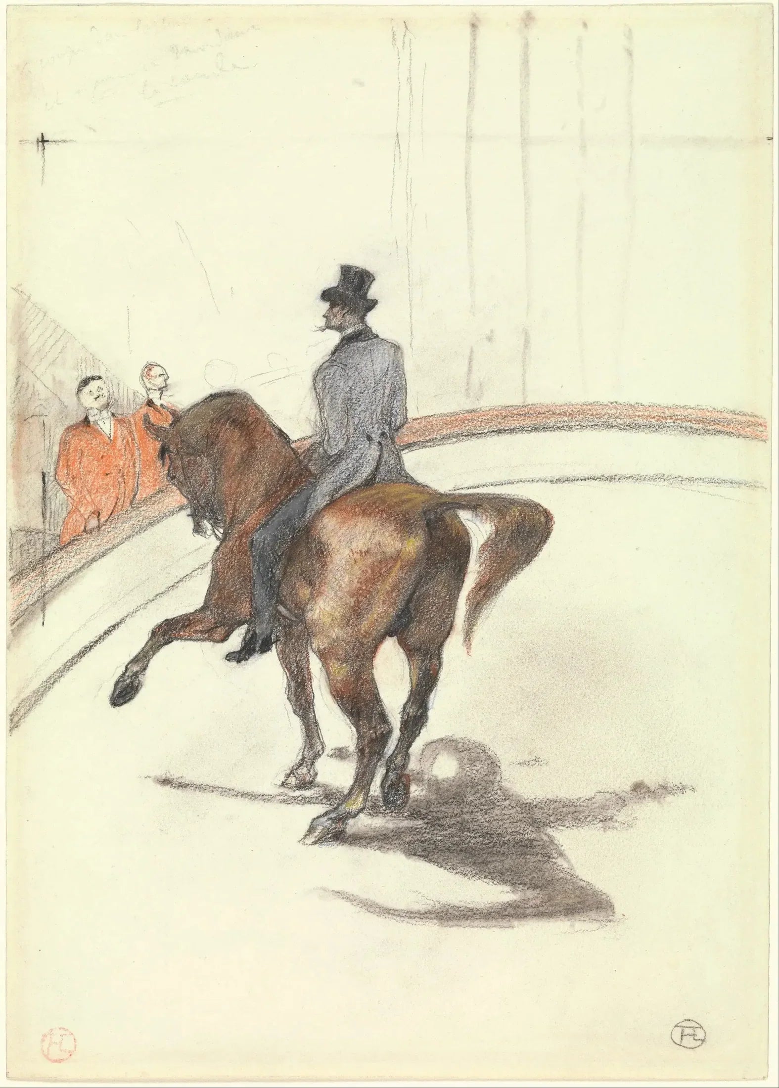 Au Cirque : Le Pas espagnol - Henri de Toulouse-Lautrec image 1 tableau peint à l’huile sur toile