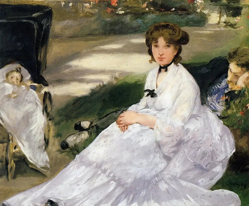 Au Jardin - Édouard Manet