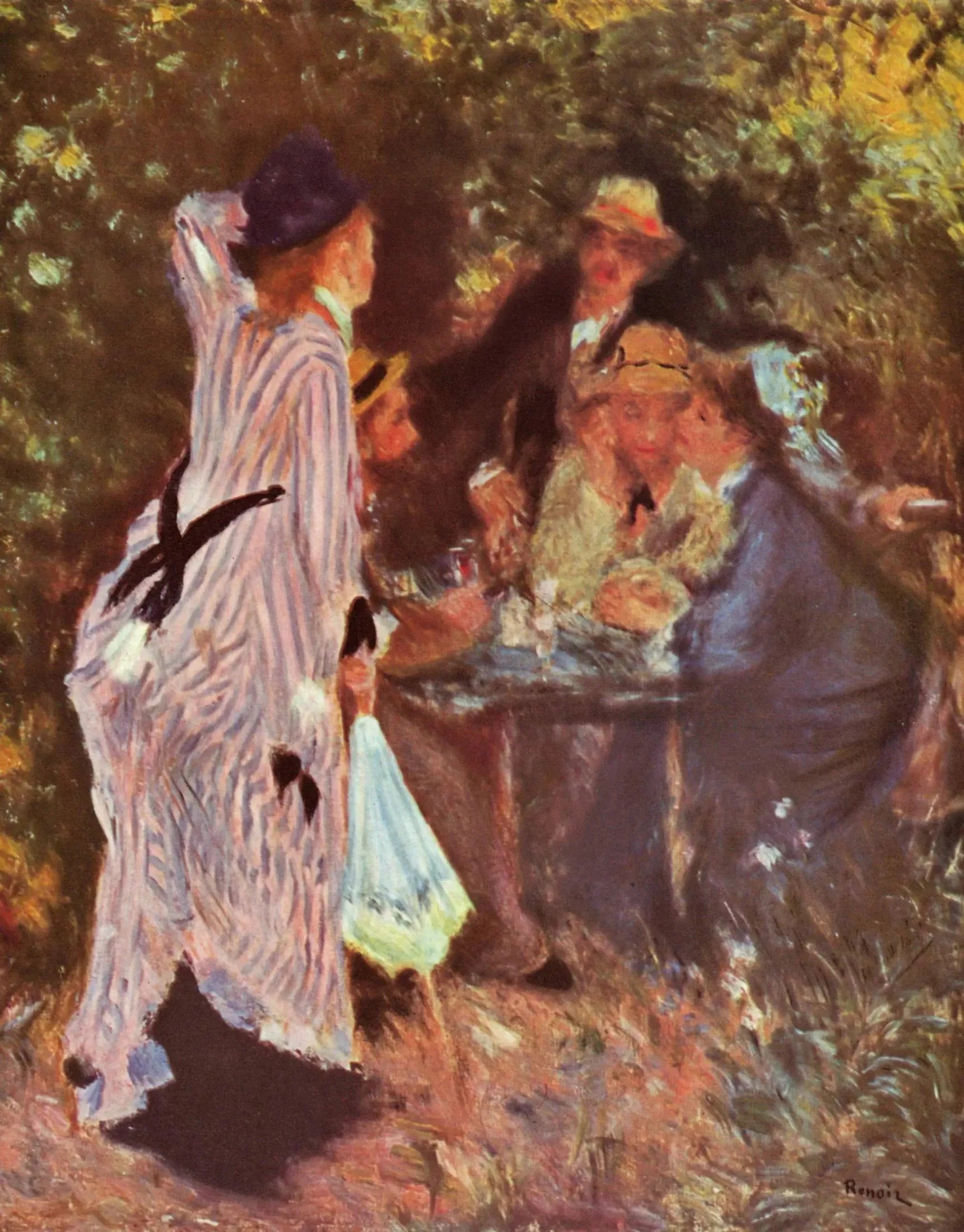 Au jardin - Pierre-Auguste Renoir image 1 reproduction réalisée par Alpha Reproduction
