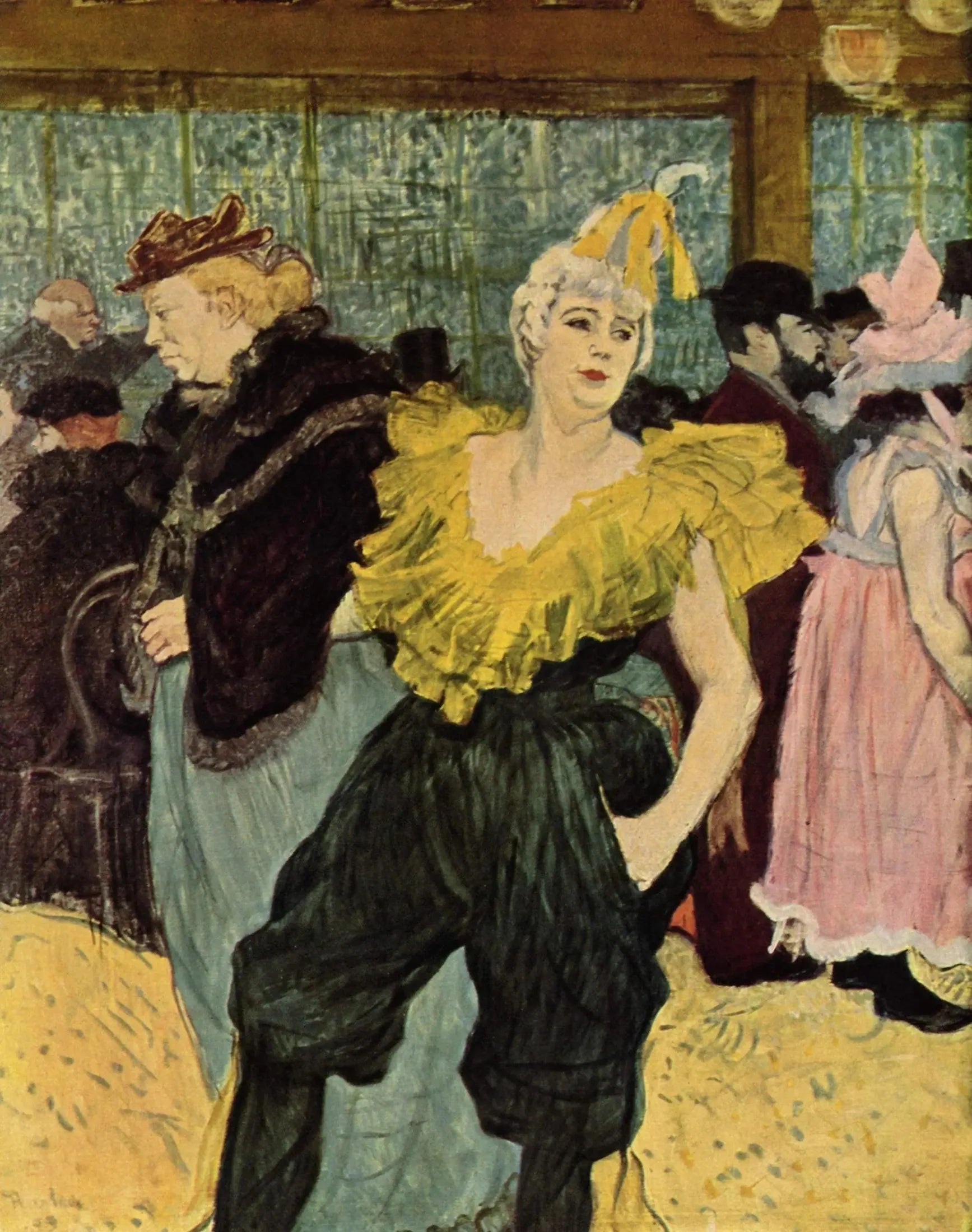 Au Moulin-Rouge : La clownesse Cha-U-Kao - Henri de Toulouse-Lautrec image 1 reproduction réalisée par Alpha Reproduction