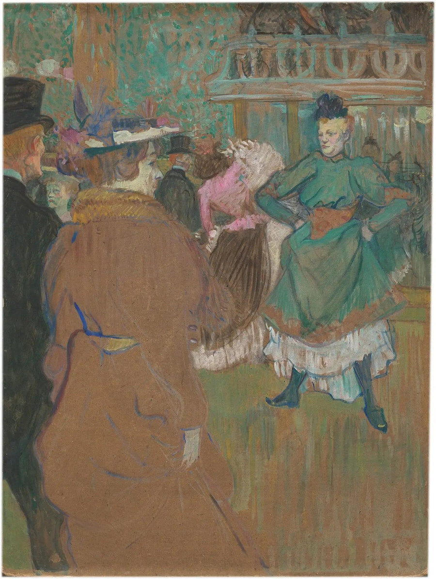 Au Moulin Rouge : Le départ du quadrille - Henri de Toulouse-Lautrec