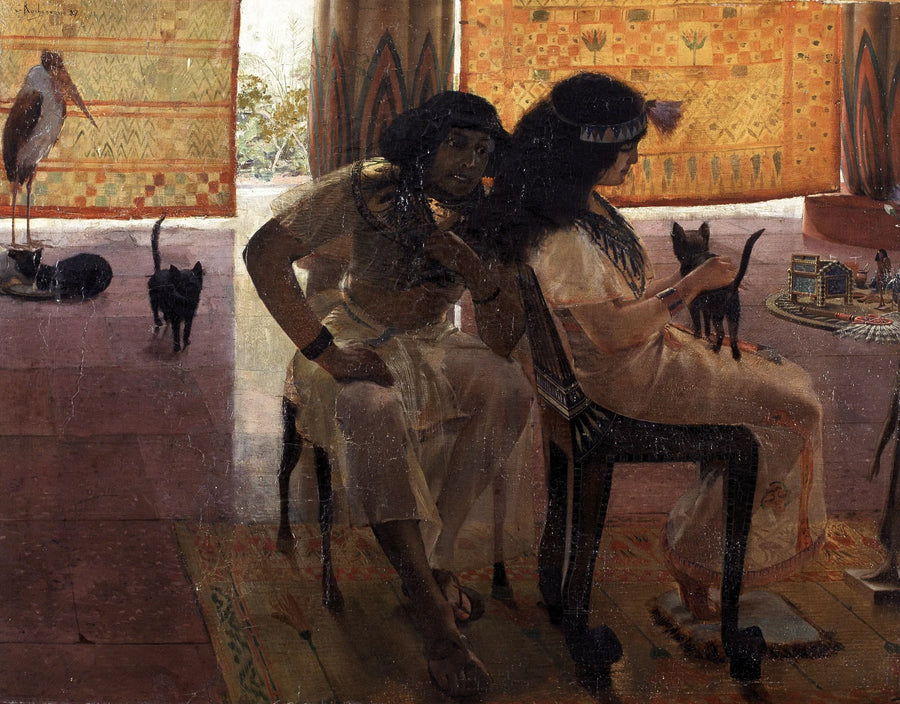 Au temps des pharaons - Georges-Antoine Rochegrosse image 1 reproduction réalisée par Alpha Reproduction