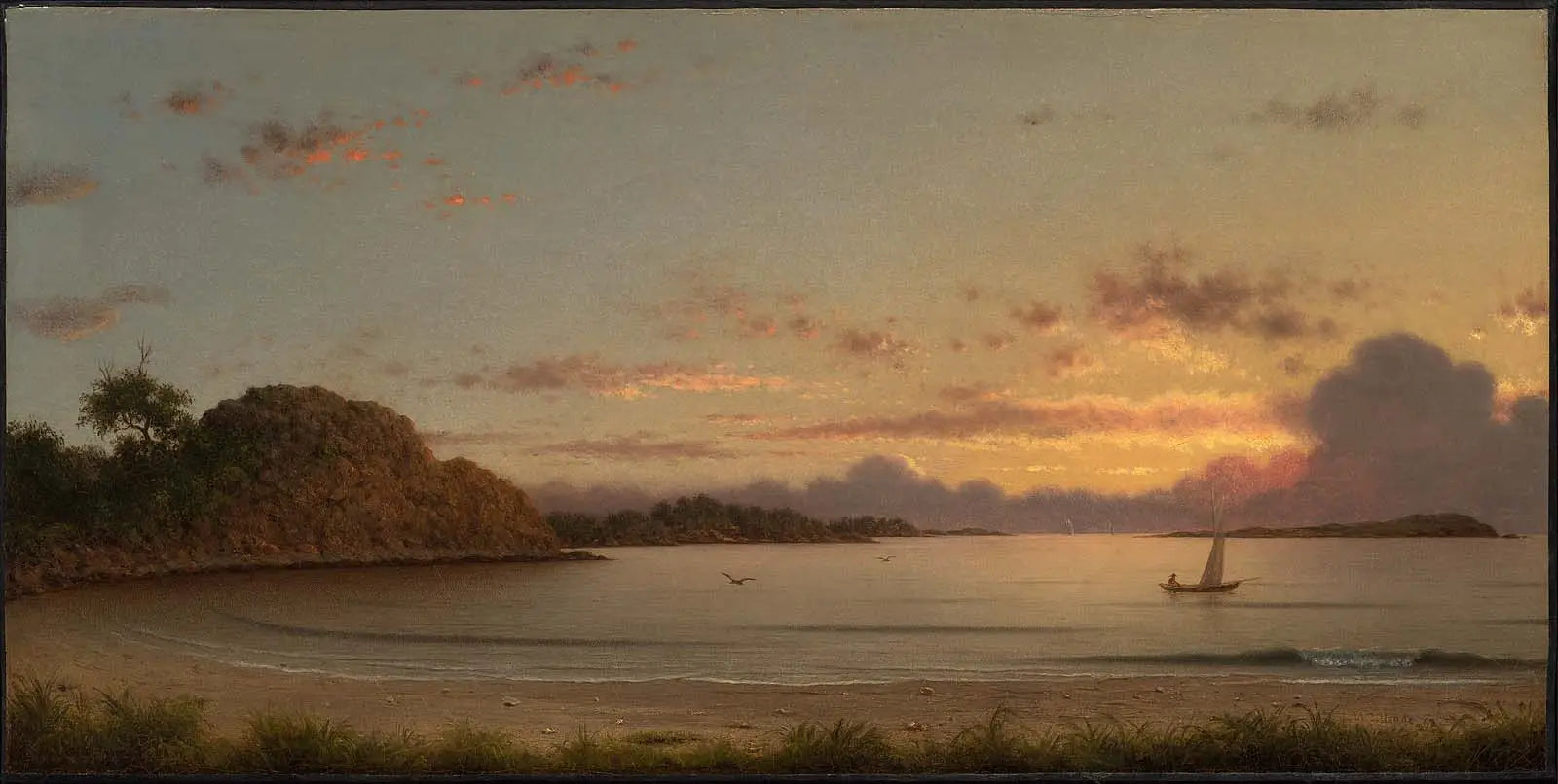 Aube - Martin Johnson Heade image 1 copie de tableau peinte à la main