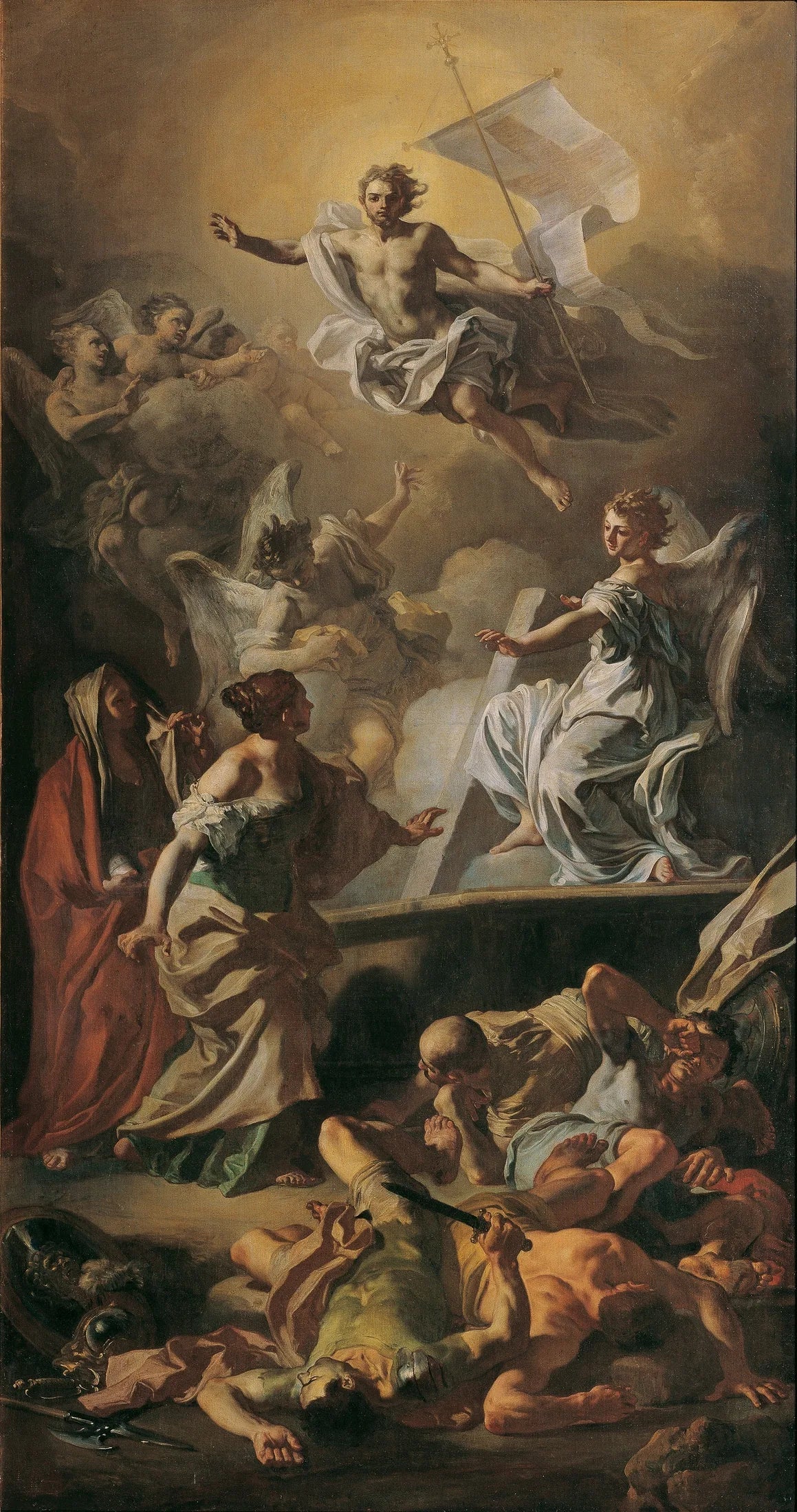 Auferstehung Christi - Francesco Solimena image 1 tableau peint à l’huile sur toile