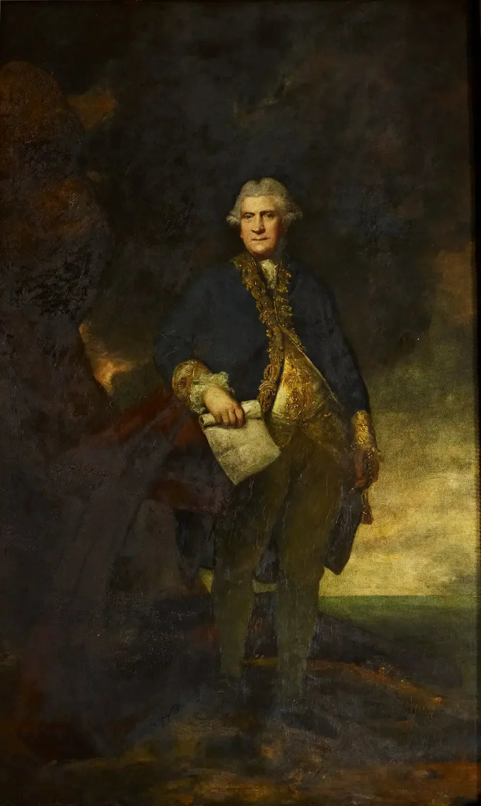 Auguste, premier vicomte Keppel (1725-1786) - Joshua Reynolds image 1 reproduction artisanale de tableau