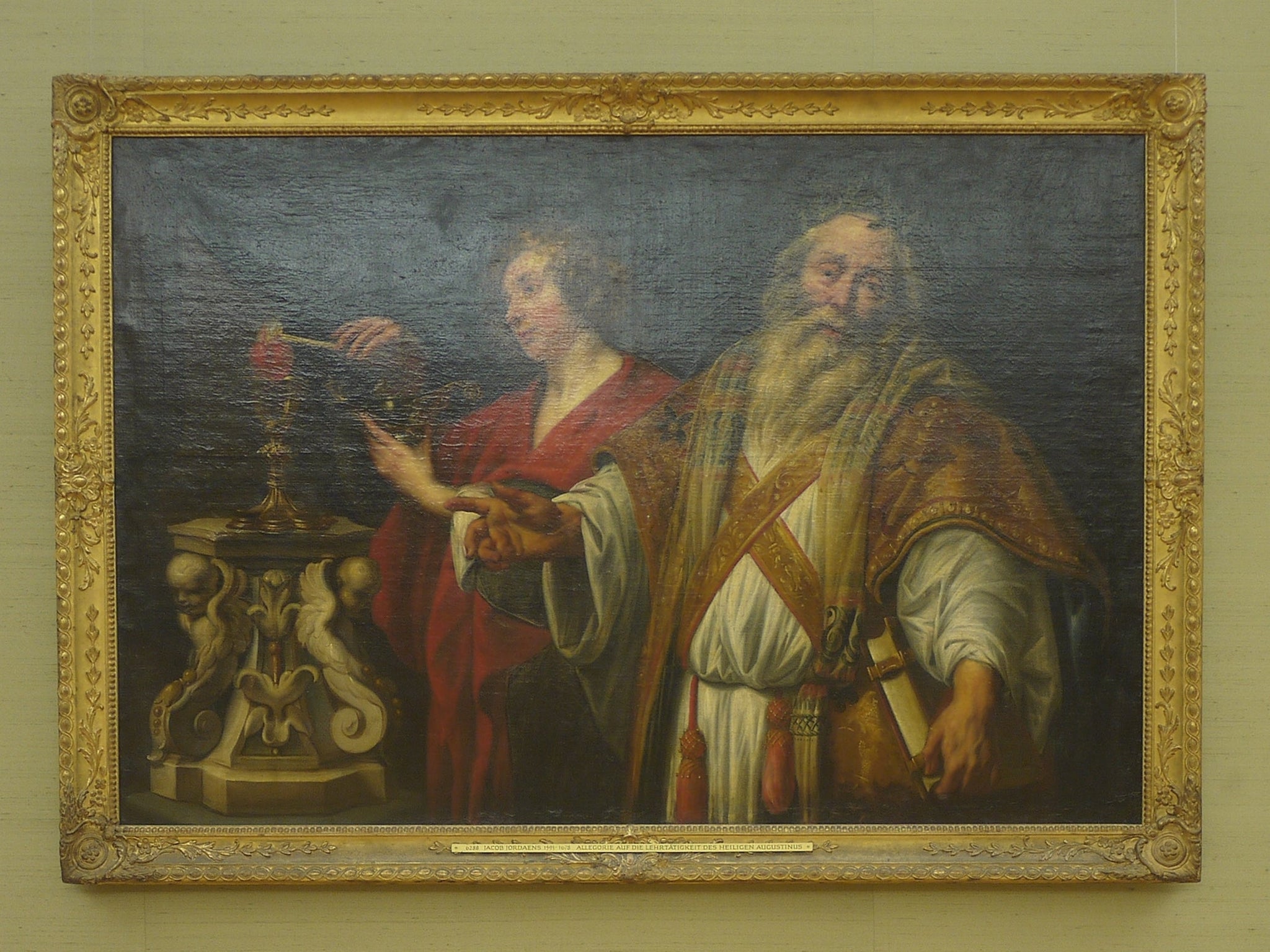 Augustinus - Jacob Jordaens image 1 reproduction réalisée par Alpha Reproduction
