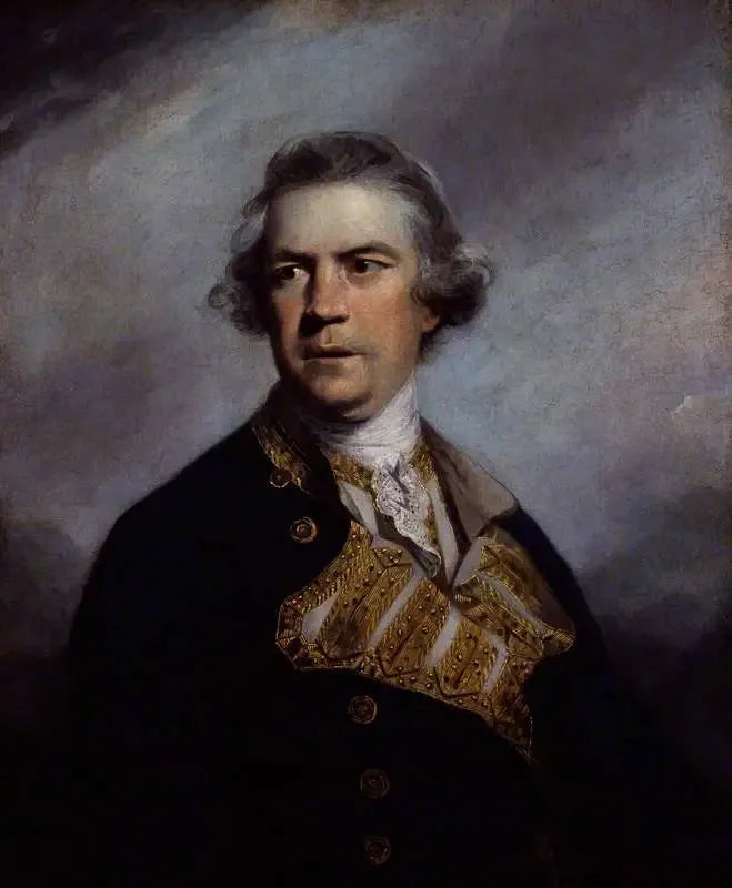 Augustus Keppel, vicomte Keppel - Joshua Reynolds image 1 copie peinte à la main à l’huile