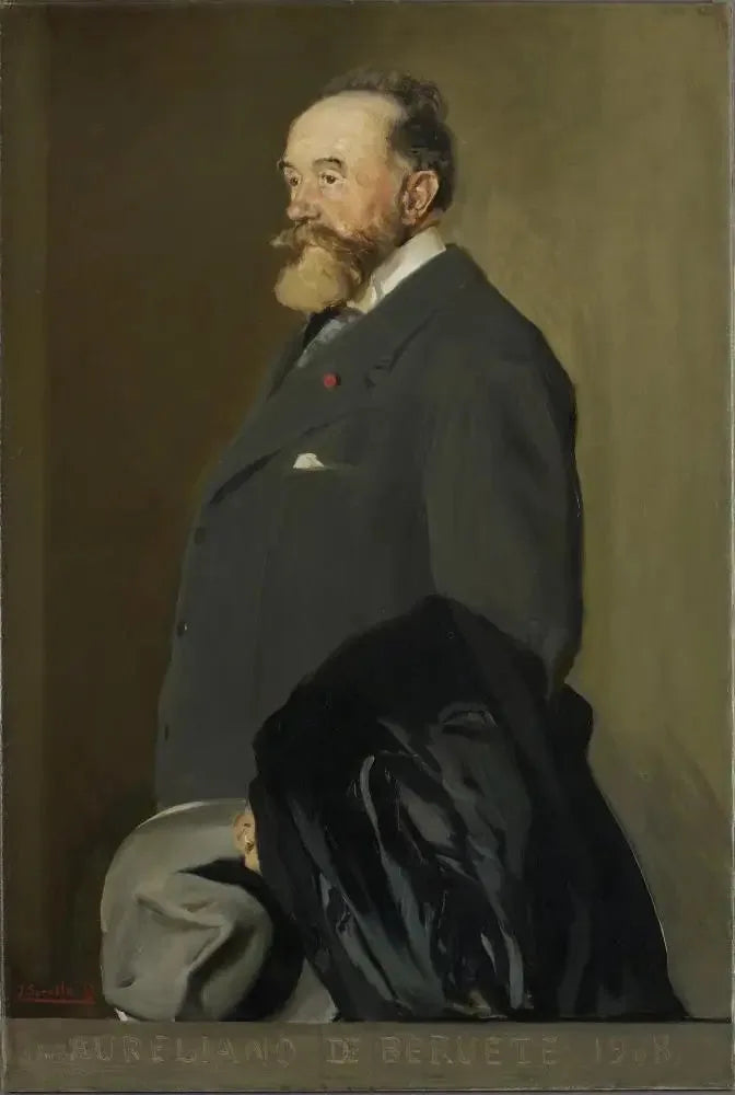 Aureliano de Beruete - Joaquín Sorolla image 1 tableau peint à l’huile sur toile
