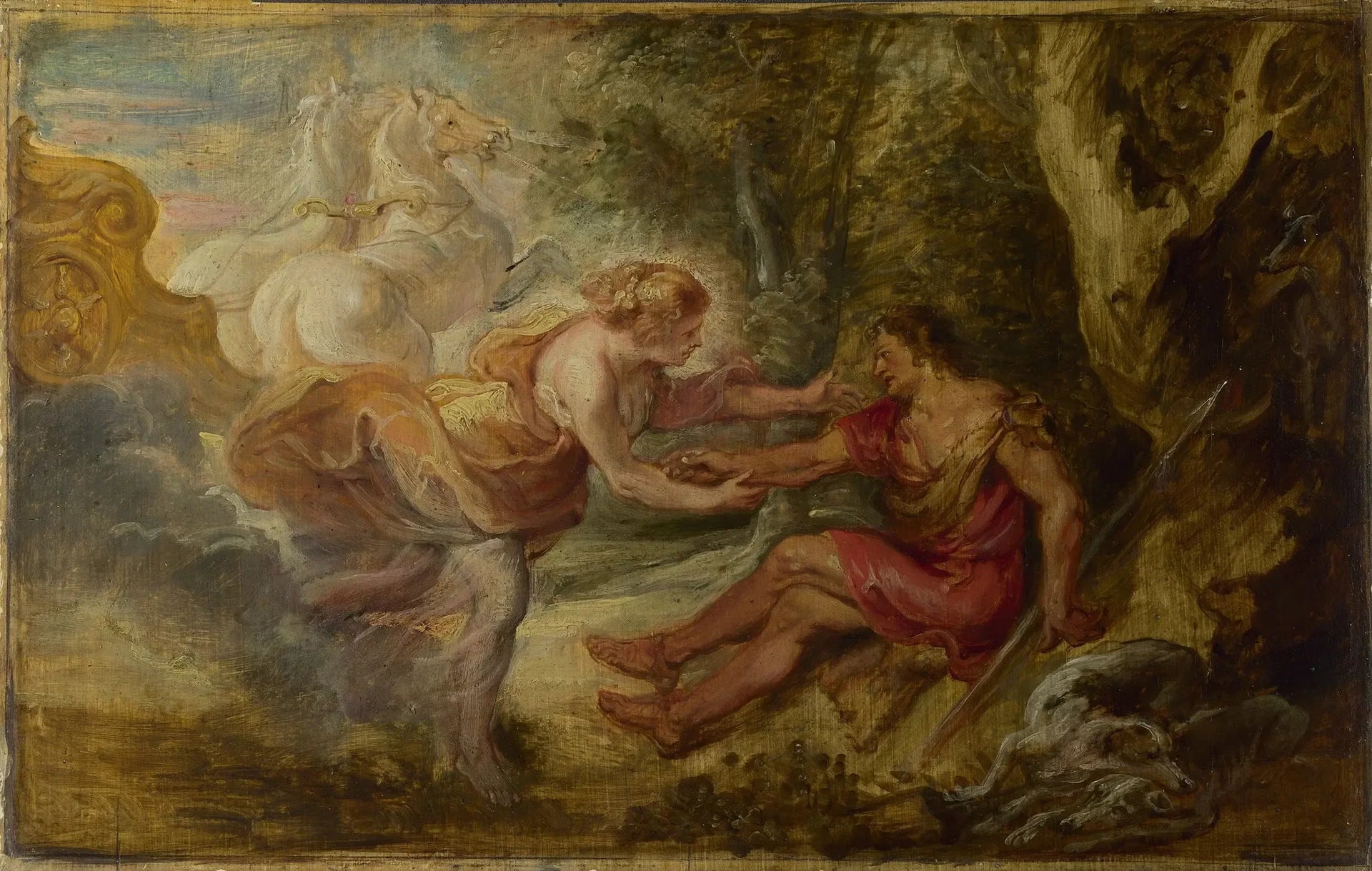 Aurora enlevant Céphale - Peter Paul Rubens image 1 tableau peint à l’huile sur toile