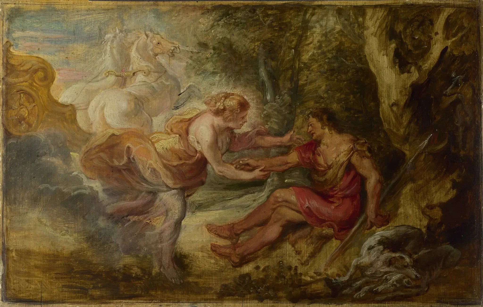 Aurora enlevant Céphale - Peter Paul Rubens image 1 tableau peint à l’huile sur toile