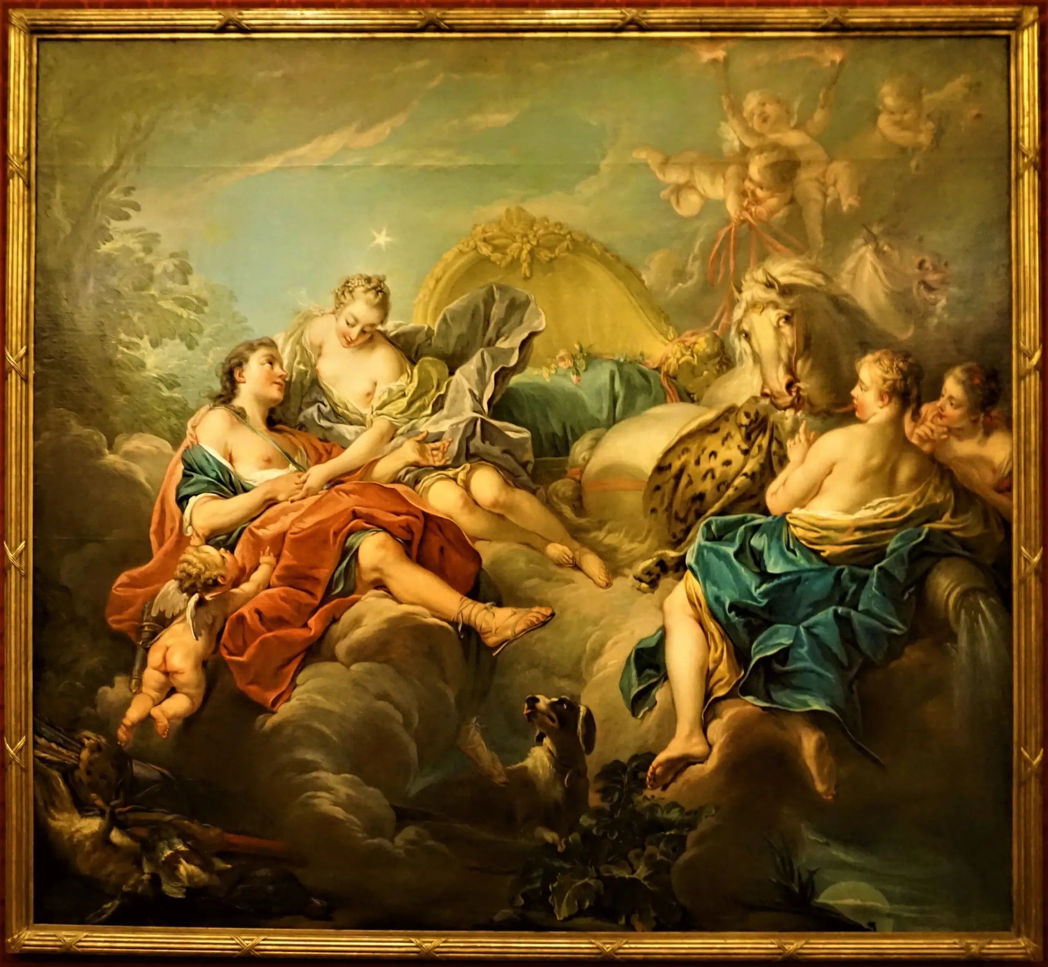 Aurore et Céphale - François Boucher image 1 reproduction réalisée par Alpha Reproduction