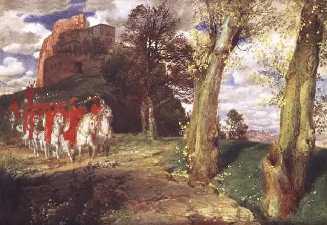 Ausritt der maurischen Reiter - Arnold Böcklin