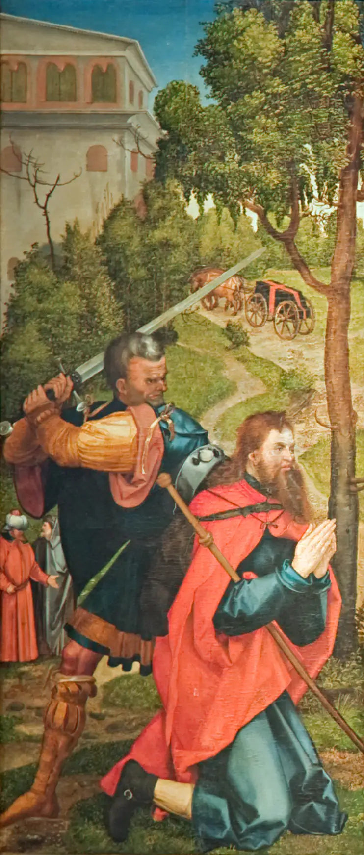 Autel de Heller, première aile intérieure, Martyre de saint Jacques le Majeur - Albrecht Dürer image 1 tableau peint à l’huile sur toile