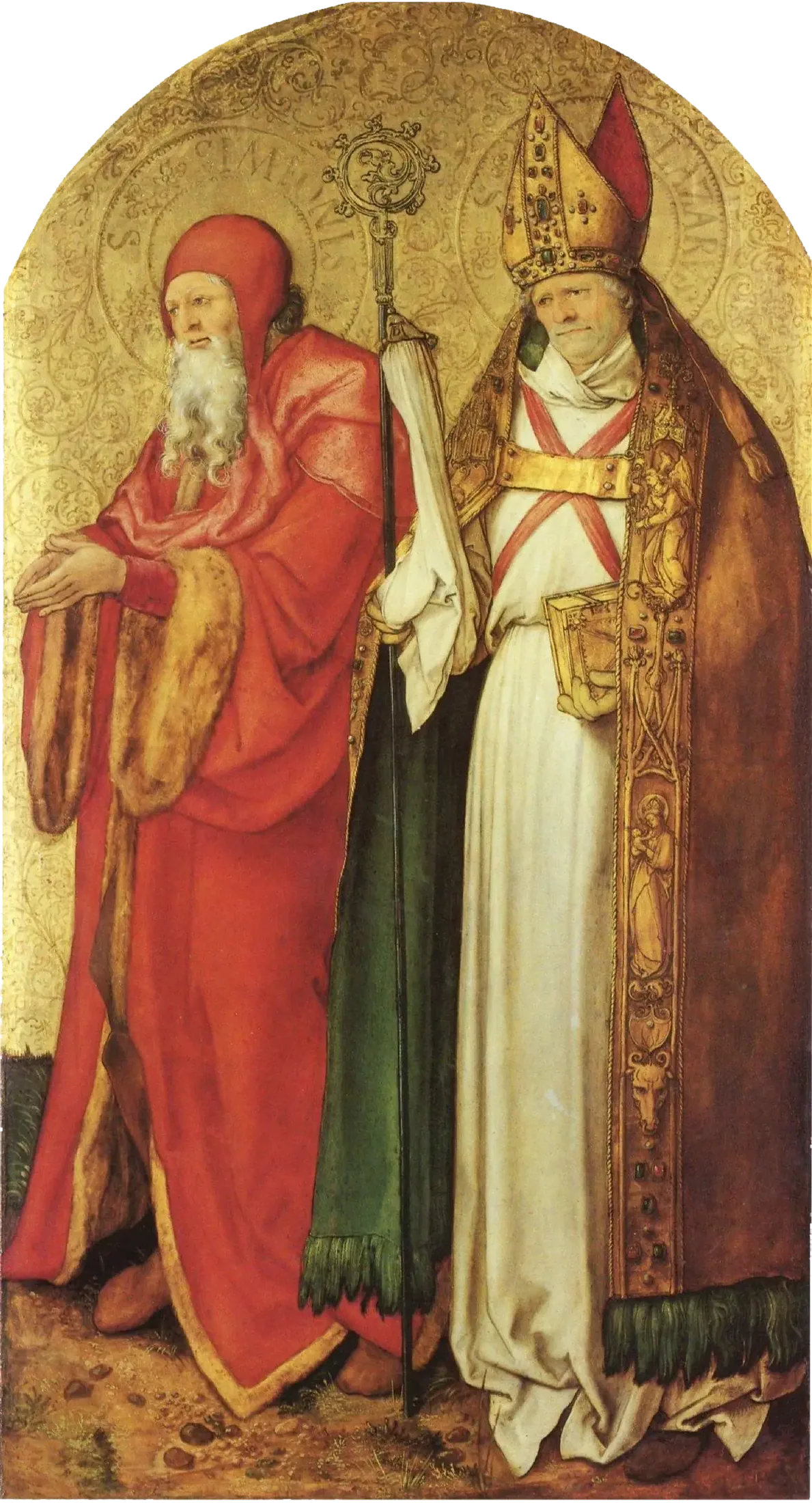 Autel de Jabach : Saints Siméon et Lazare - Albrecht Dürer image 1 copie de tableau peinte à la main