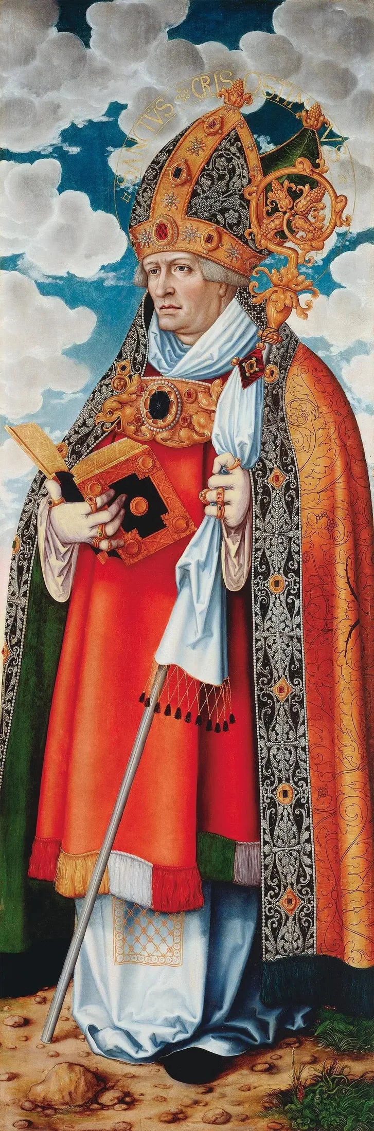 Autel de la Madeleine : Saint Chrysostome - Lucas Cranach the Elder image 1 reproduction de peinture à l’huile