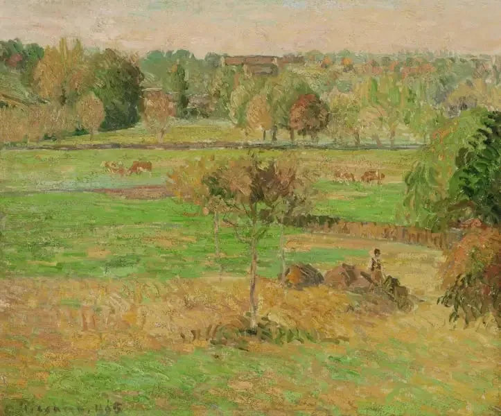 Automne à Eragny - Camille Pissarro