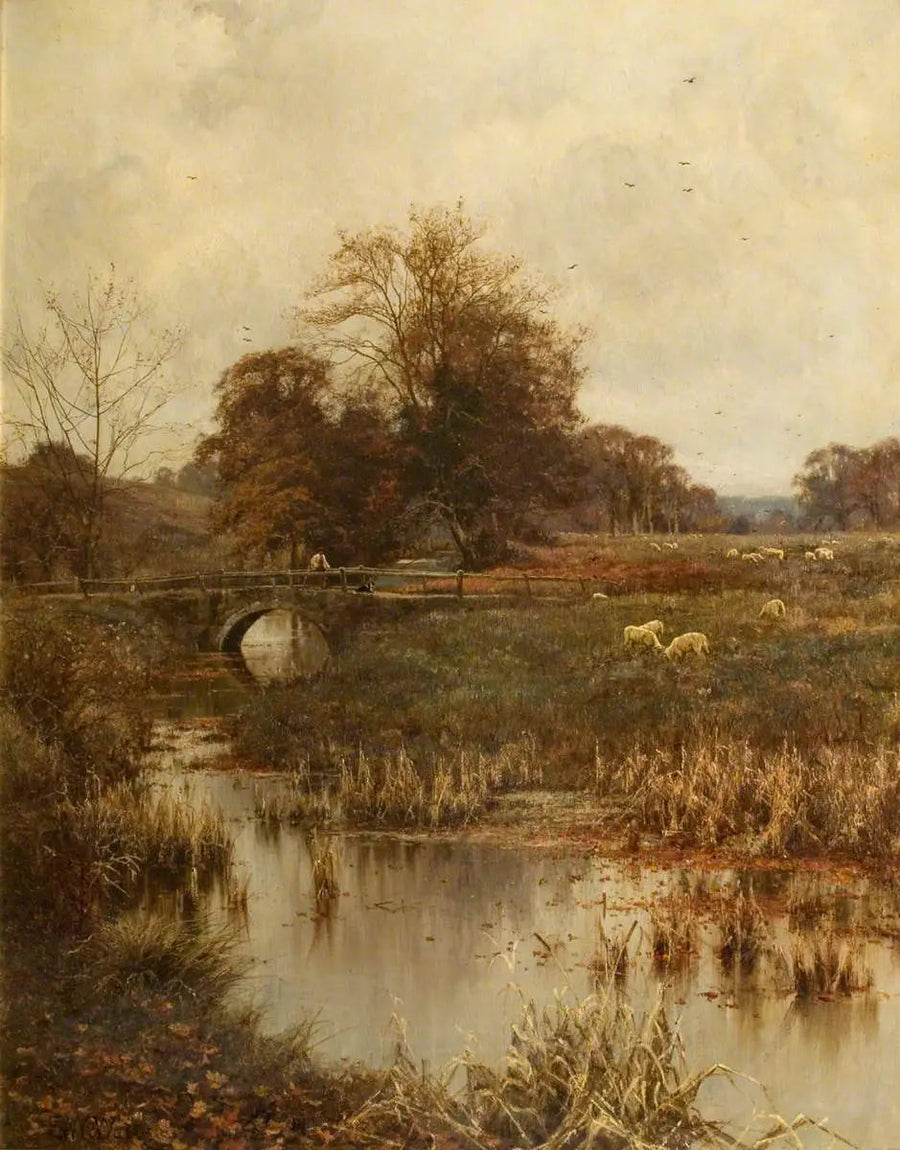 Automne (Feuilles rousses) - Edward Wilkins Waite image 1 reproduction de peinture à l’huile