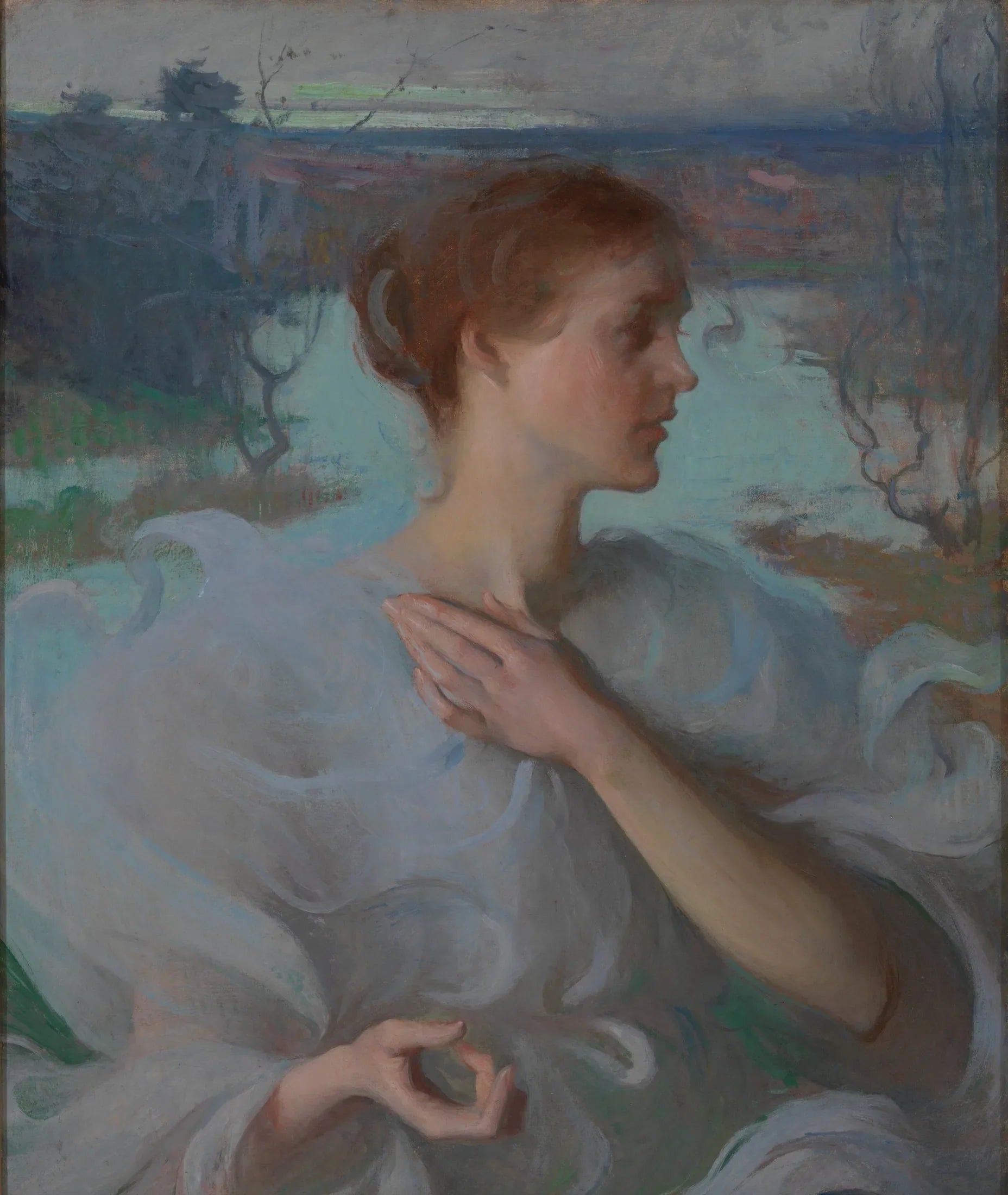 Automne - Frank Weston Benson image 1 reproduction artisanale de tableau