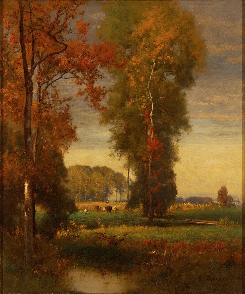 Automne - George Inness image 1 reproduction artisanale de tableau