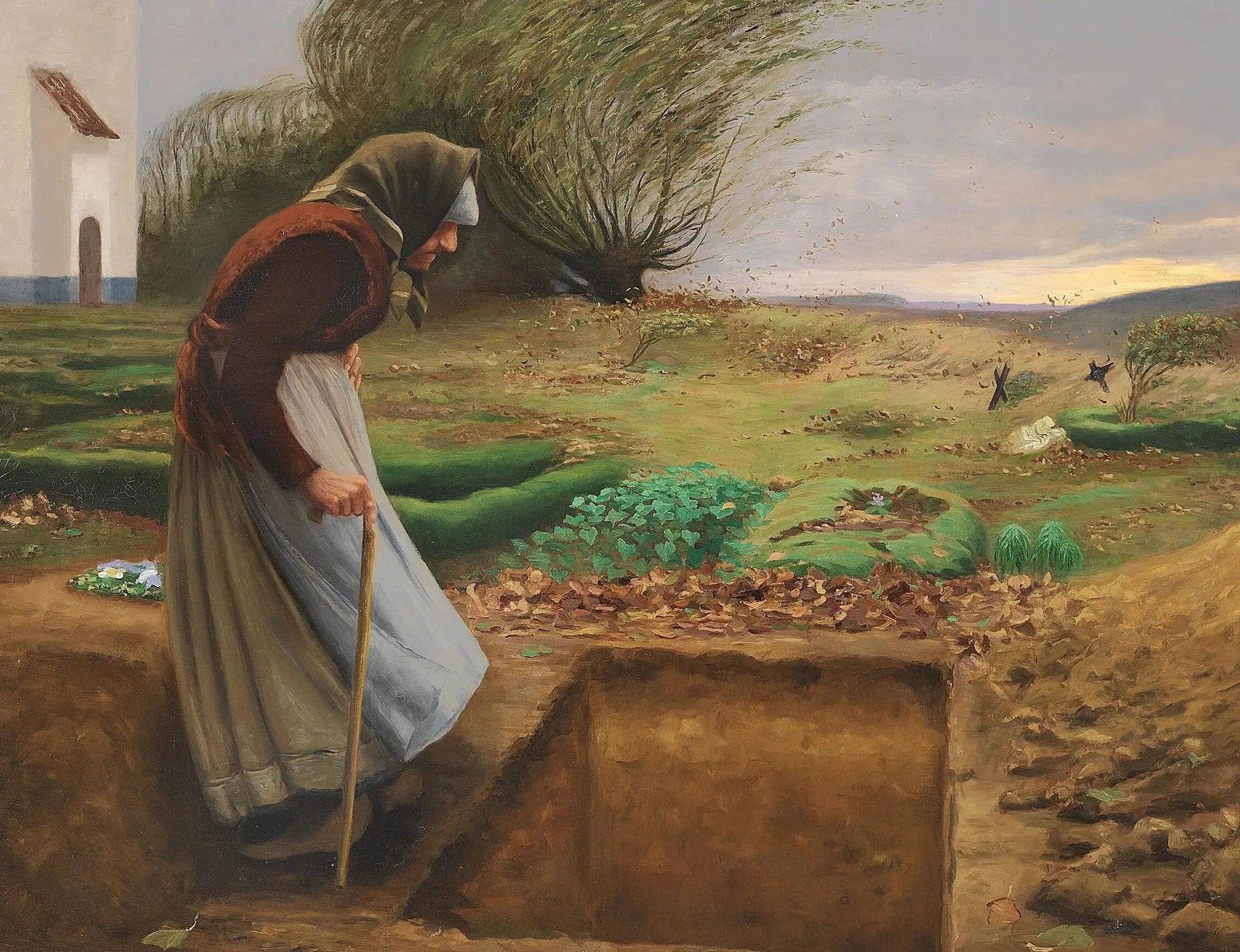Automne. - H. A. Brendekilde image 1 reproduction réalisée par Alpha Reproduction